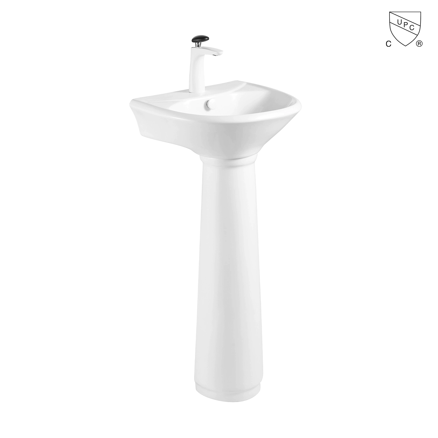 42 cm compact sinks for small bathrooms, ceramic 16 inch mini pedestal sink cupc certified, oval small pedestal sink with overflow